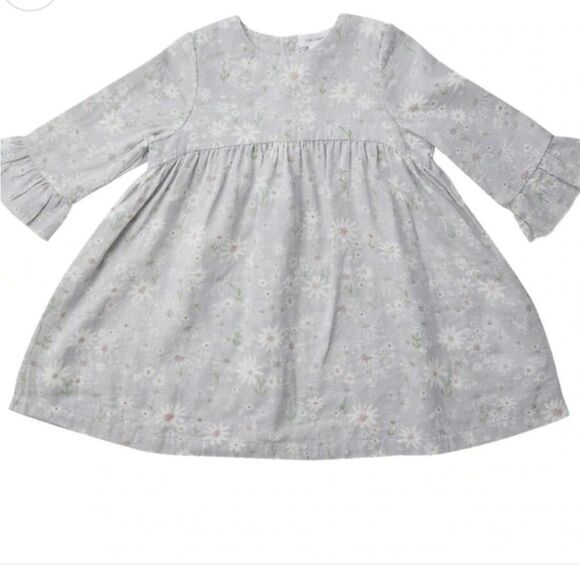 Bell Sleeve Dress & Legging Set, Sweet Daisies - Picture 2 of 3